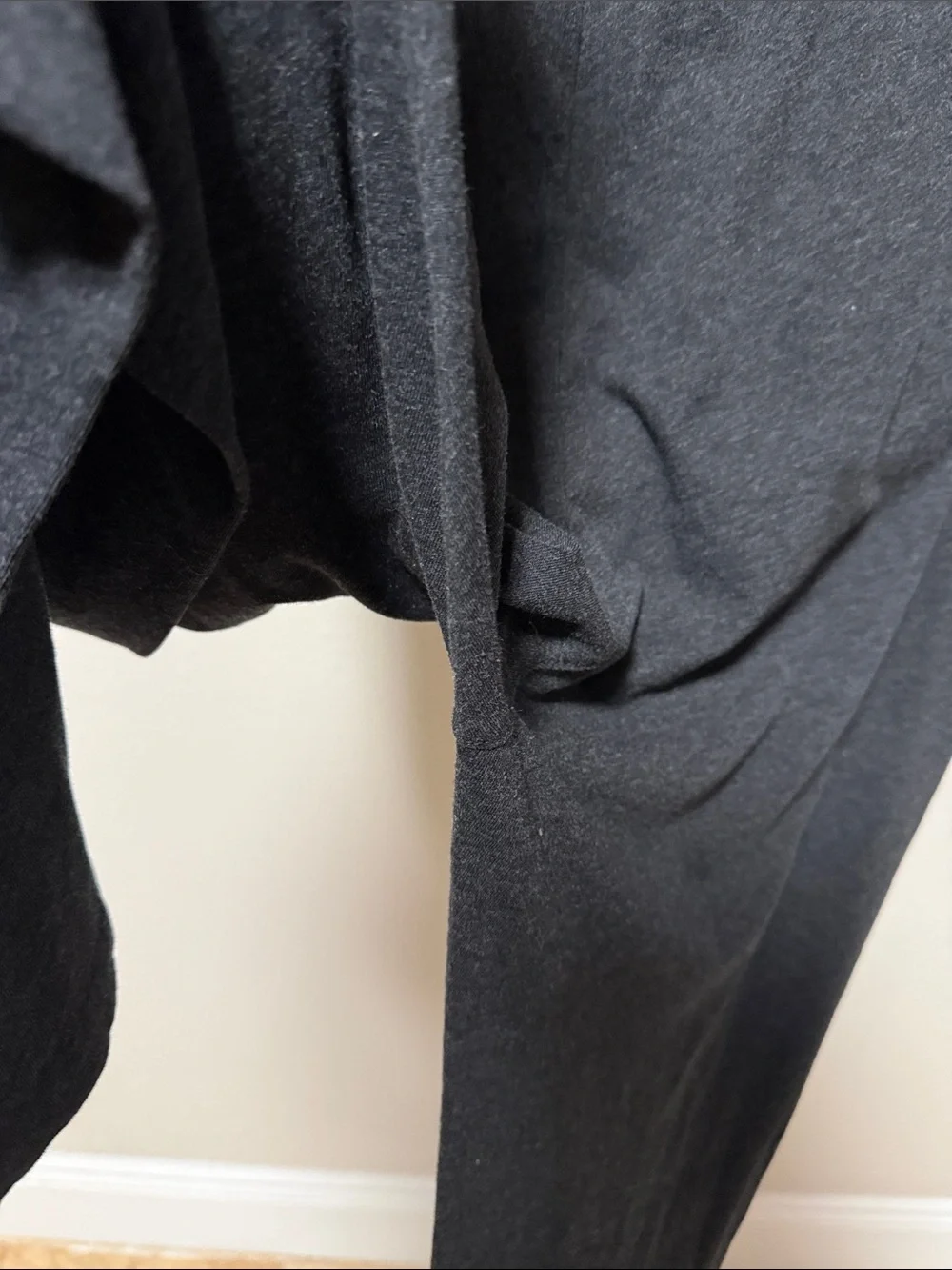 Fear of God Essentials Holiday Flare Jersey lounge pant - black/grey
